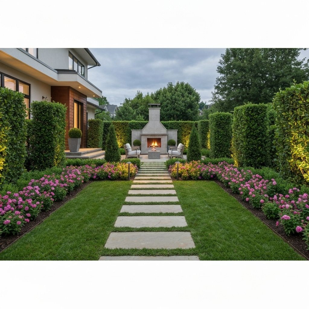Front yard landscape design
